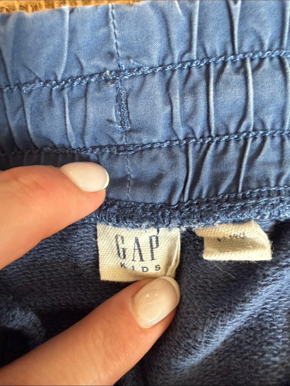 GAP Navy Blue Kids Jogger Sweatpants with Zip Pockets